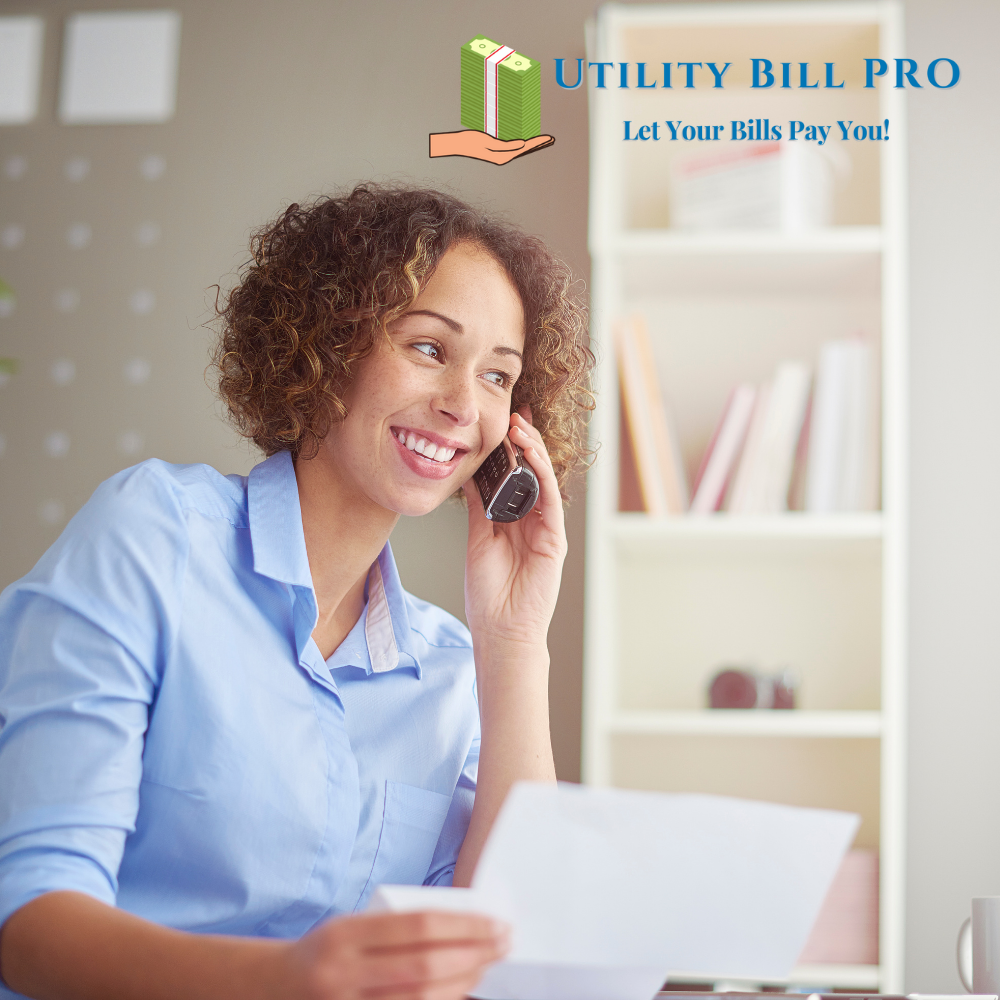 UBP Utility-Bill-Pro-Checking  Invoices-Looking on phone-(1000 x 1000 px)